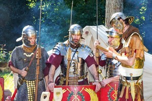 Leer zaterdag 2 mei Romeins vechten in Orientalis