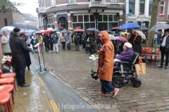 4 mei herdenking Kitty de Wijzeplaats Nijmegen Foto's Eric van Haalen.