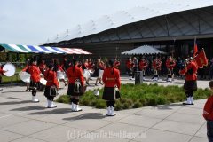 Veteranen en RCMP Pipes, Drums and Dancers bij het Vrijheidsmuseum in Groesbeek deel 1