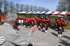 Veteranen en RCMP Pipes, Drums and Dancers bij het Vrijheidsmuseum in Groesbeek deel 2